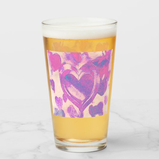 Waterverf harten glas (Voorkant gevuld)