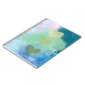 Waterverf Harten Journal Notitieboek (Linkerzijde)