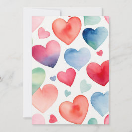 Waterverf harten kaart