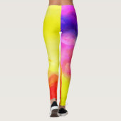Waterverf/harten Leggings (Achterkant)