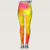 Waterverf/harten Leggings (Voorkant)