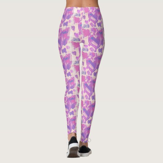 Waterverf harten leggings (Achterkant)