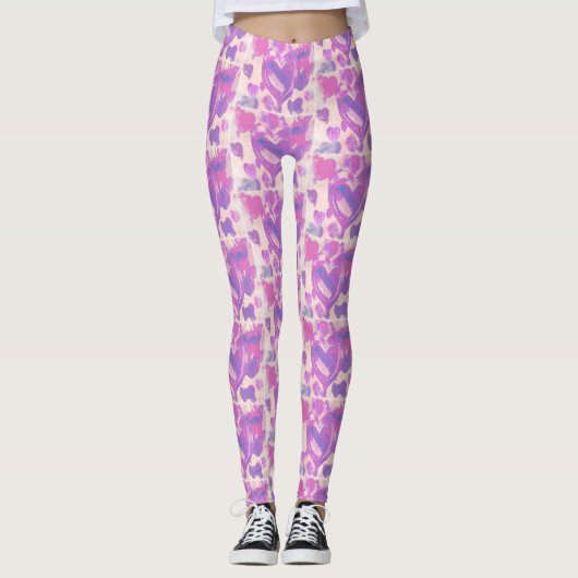 Waterverf harten leggings (Voorkant)