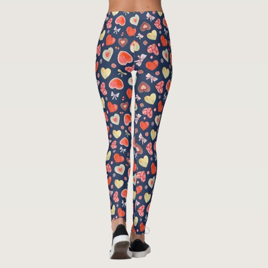 Waterverf harten leggings (Achterkant)