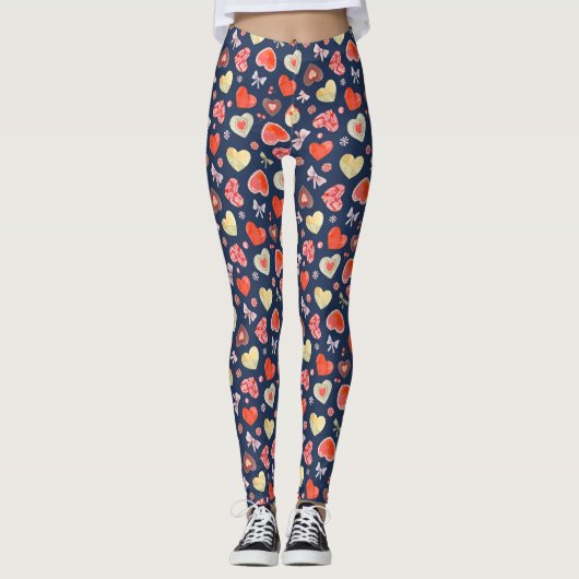 Waterverf harten leggings (Voorkant)