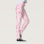 Waterverf harten | Love Wordtern Pattern IV Leggings (Rechts)