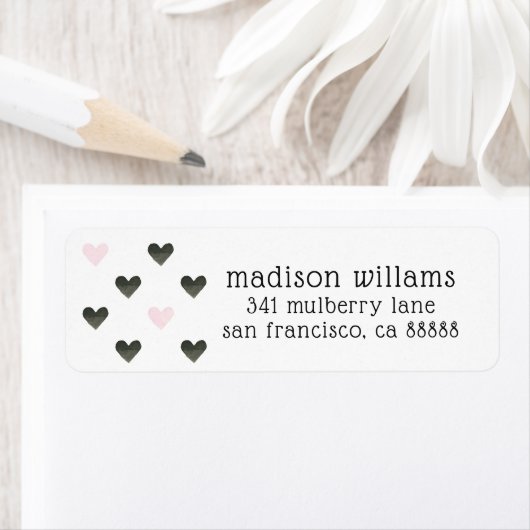 Waterverf harten | Meisje Power Pattern I Etiket (Insitu)