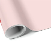 Waterverf Harten Naadloos Patroon Cadeaupapier (Rol Hoek)