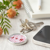 Waterverf harten sleutelhanger (Zijkant)