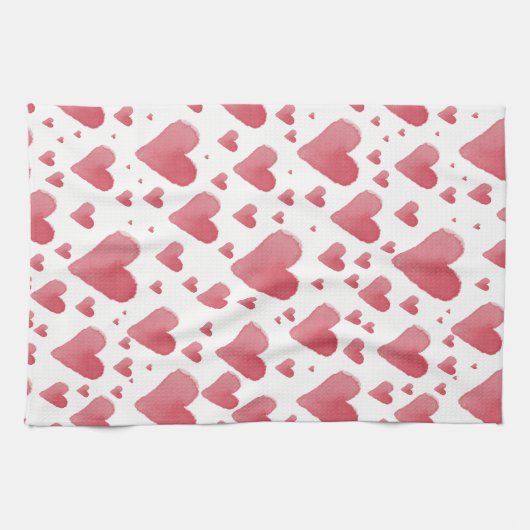 Waterverf harten theedoek (Horizontaal)