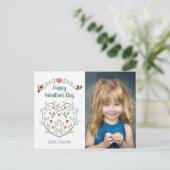 Waterverf Harten Valentijn Fotokaart Briefkaart (Staand voorkant)