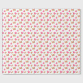 Waterverf Harten & Valentijnse  Cadeaupapier (Vlak)