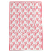 Waterverf Harten Valentijnse Medium Cadeauzakje (Achterkant)