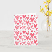 Waterverf harten van valentijns kaart (Gele Bloem)