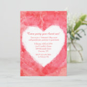 Waterverf - harteuitnodiging kaart (Staand voorkant)