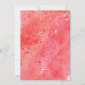 Waterverf - harteuitnodiging kaart (Achterkant)