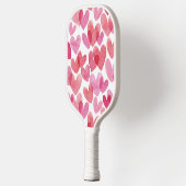 Waterverf hartpatroon pickleball paddle (Links)