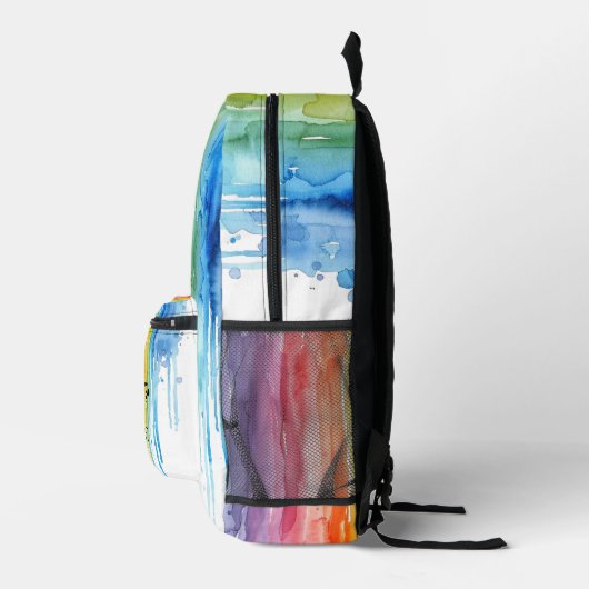 Waterverf Hartvorm Kleurrijke Leeuw Kinderen Bedrukte Rugzak (Rechts)