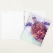 Waterverf Hawaiiaanse Zee Turtle Planner (Display)