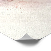 Waterverf Hawaiiaanse Zee Turtle Poster (Hoek)