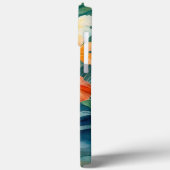 Waterverf Hawaiian Garden Tropical Hibiscus Case-Mate iPhone Case (Achterkant / Links)