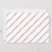 Waterverf Heart & Cherry op de top bedankje Bedankkaart (Achterkant)