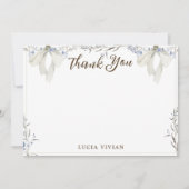 Waterverf Heart & Cherry op de top bedankje Bedankkaart (Voorkant)