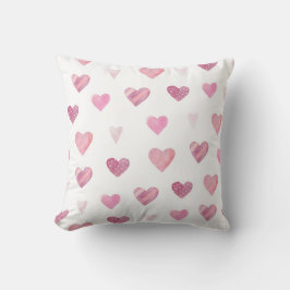 Waterverf Hearts Bliss Kussen