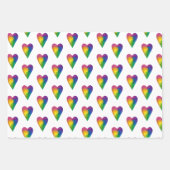 Waterverf Hearts en XOXO Inpakpapier Vel (Voorkant)