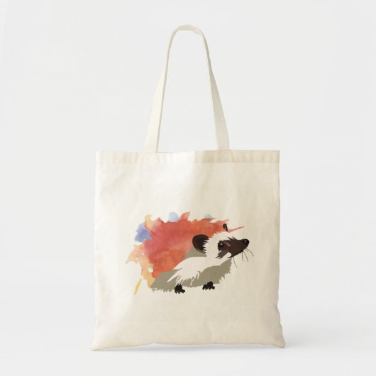 Waterverf Hedegel Tote Bag (Voorkant)