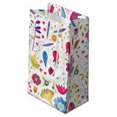 Waterverf Hedgerow Flowers Klein Cadeauzakje (Achterkant Gekanteld)