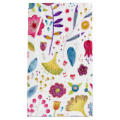 Waterverf Hedgerow Flowers Klein Cadeauzakje (Voorkant)