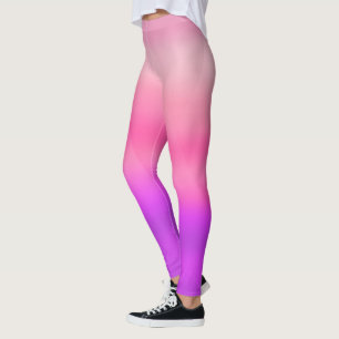 Waterverf Heet Roze Modern Leggings
