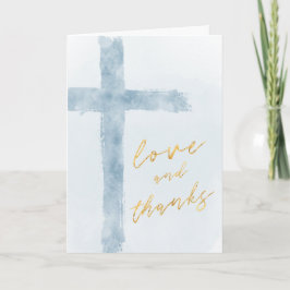 waterverf Heilige Kruis Hartelijk dank Kaart