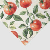 Waterverf Heirloom tomatenpatroon Tissuepapier (Detail)