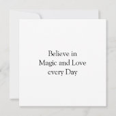 Waterverf Heks Eenhoorn Fantasy Art Magic Quote (Achterkant)