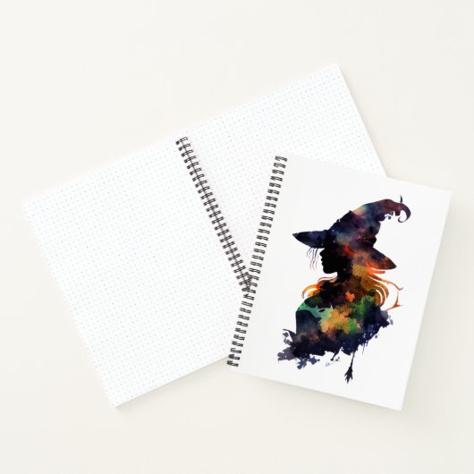 Waterverf heks notitieboek (Binnen)