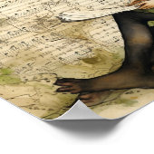 Waterverf Heks  Papers Poster (Hoek)