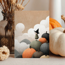 Waterverf heks spookachtige Schattigee minimalisti