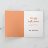 Waterverf heks spookachtige Schattigee minimalisti Kaart (Binnen)