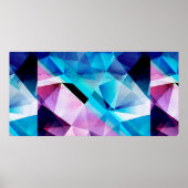 Waterverf heldere abstracte achtergrond met geomet poster (Voorkant)