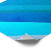 Waterverf heldere abstracte achtergrond met geomet poster (Hoek)