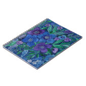 Waterverf heldere handgetekende bloemen floraal do notitieboek (Linkerzijde)