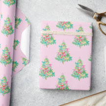 Waterverf Heldere Kleuren Coquette Kerstboom