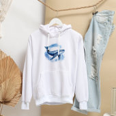 Waterverf Hemelwalvis T-shirt