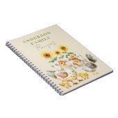 Waterverf Hen Boerderij Recept Notitieboek (Rechterzijde)