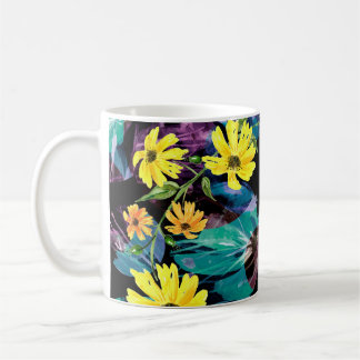 Waterverf Herbal Medley: Creatief Patroon Koffiemok