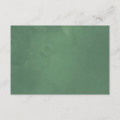 Waterverf Herbarium Geometrische bruiloft Informatiekaartje (Achterkant)