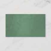 Waterverf Herbarium Geometrische bruiloft Plaatskaartje (Achterkant)