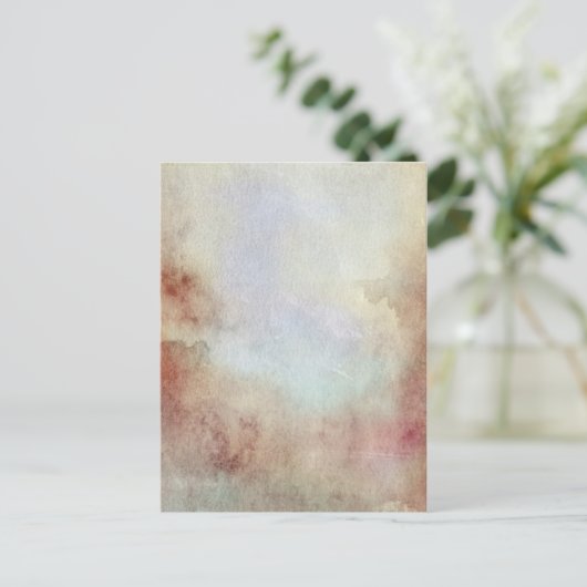 Waterverf Herfst Achtergrond Briefkaart (Staand voorkant)